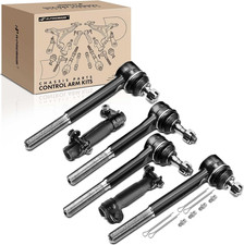 Tie Rod End Set 6PCS Front Inner Outer w Sleeves 1988-2002 Tahoe Express Yukon