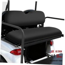 Universal Golf Cart Rear Seat Covers Fit for Club Car EZGO Yamaha Black