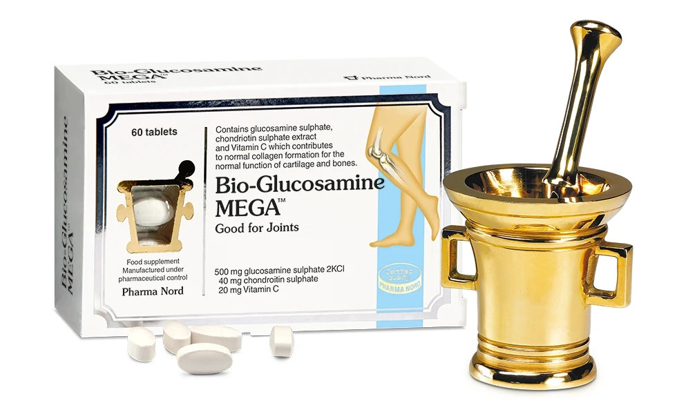 Pharma Nord Bio-Glucosamine MEGA 500mg + Chondroitin 40mg (60tab X 2)BB:09/2027 - Image 2