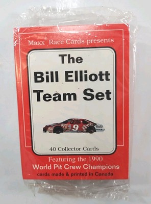 Bill Elliott - 1991 Maxx The Bill Elliott Team Set -  40 Cards - New/Sealed -VTG