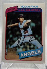 1998 Topps Nolan Ryan 1980 Commemorative Reprint #580 Angels