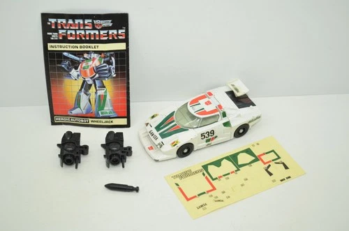 Wheeljack 1984 Prerub Autobot Vintage G1 Transformers Hasbro Action Figured