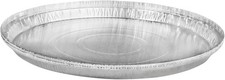 48 Pack 10 inch Disposable Aluminum Foil Pizza Pans Made in USA Round Baking