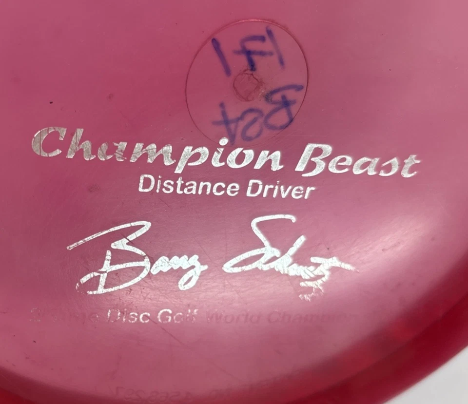 Innova Champion Beast PFN/Pat#s Barry Schultz 2x Penned 173g Scaled Used - Image 2 of 4