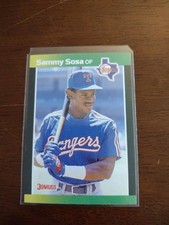 1989 Donruss Baseball's Best Sammy Sosa Rookie 4