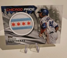 2022 Topps Series1 City Flag Patch Commemorative Relic Willson Contreras #CFP-WC