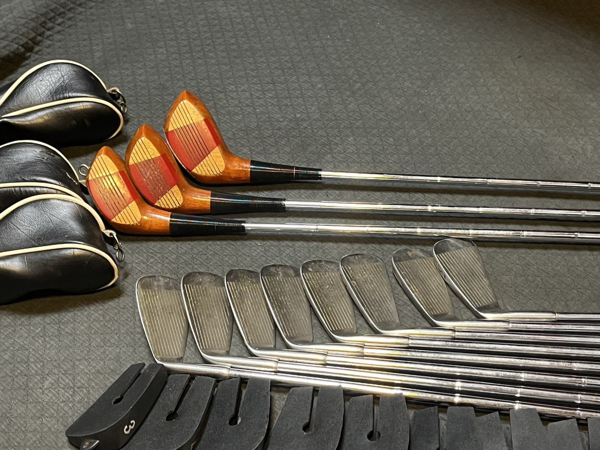 Vintage Rare Complete Woods and Irons Set of “Falcon Golf  display picture 1