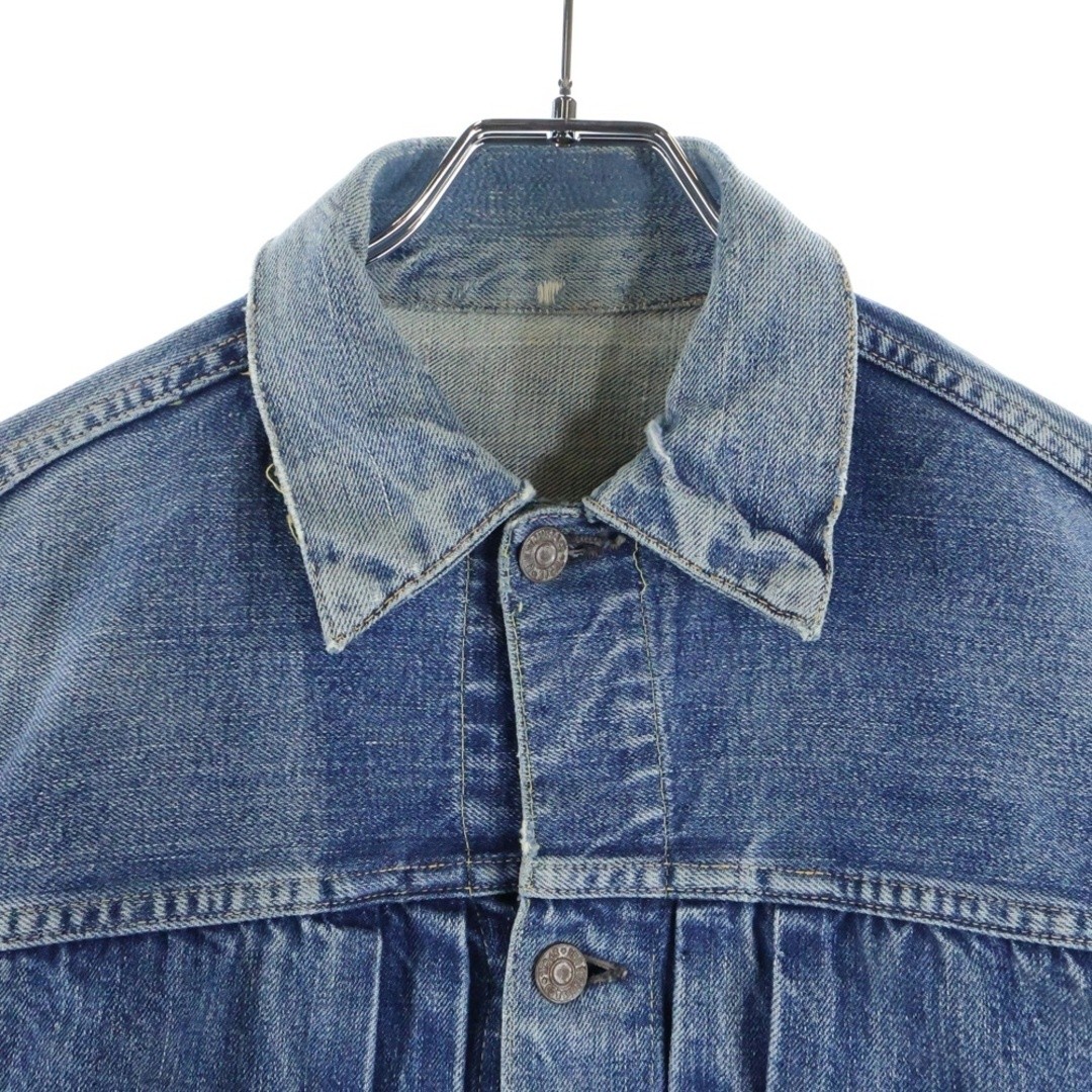 Levi's 50-60s VINTAGE 2nd 507xx Paper Patch Button Back 17 BIG E Double Used 52b thumbnail 3