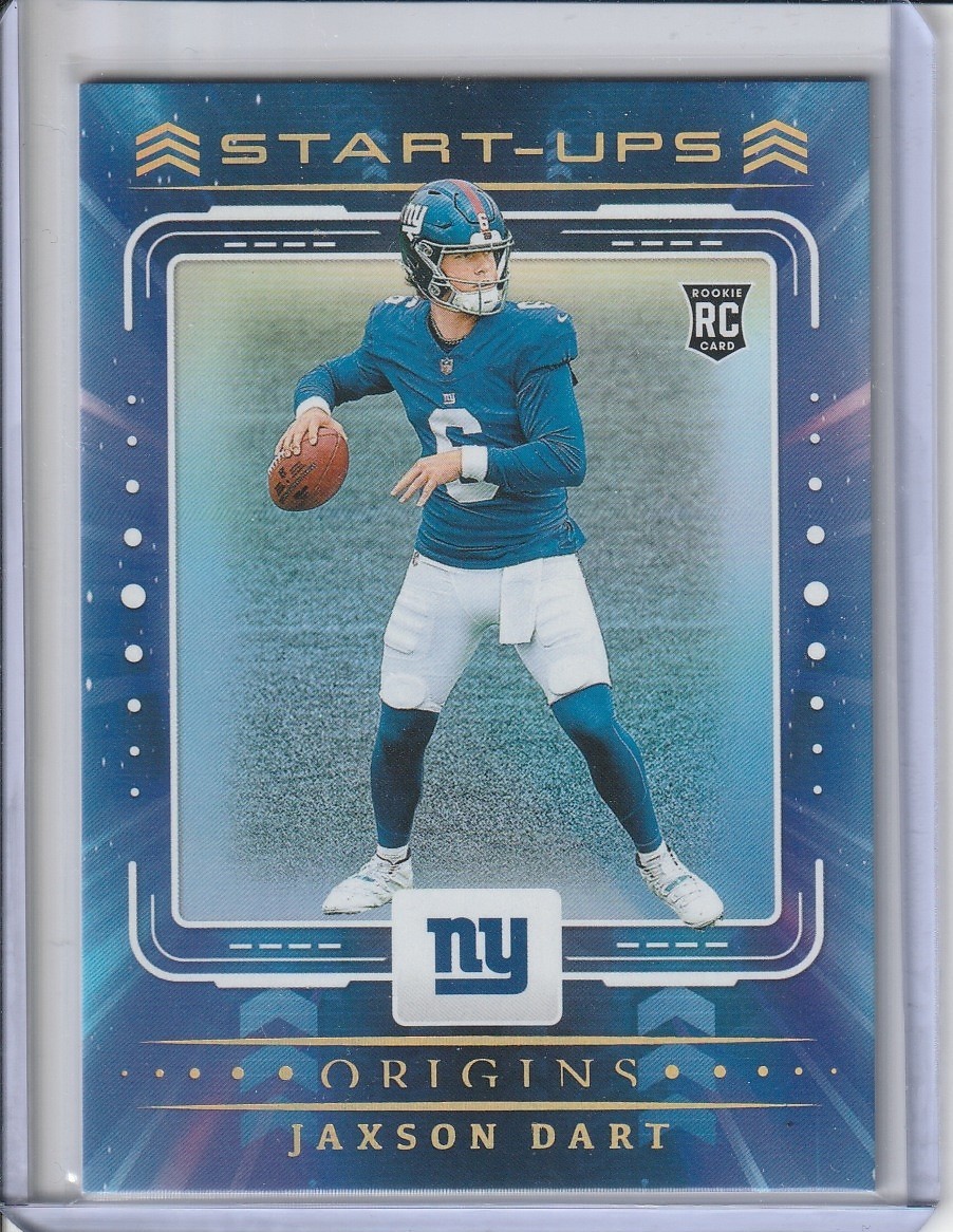 2025 Panini Origins - Jaxson Dart - Startups - Rookie Card - #7