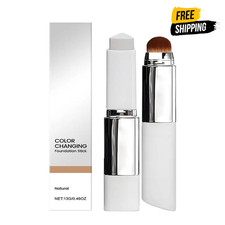 Color-Changing 2-In-1 Foundation Stick - Lightweight  Moisturizing for All Skin