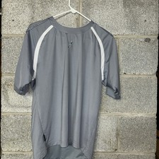 Camiseta deportiva gris bordada Y2K Adidas David Beckham Predator Dragon talla S