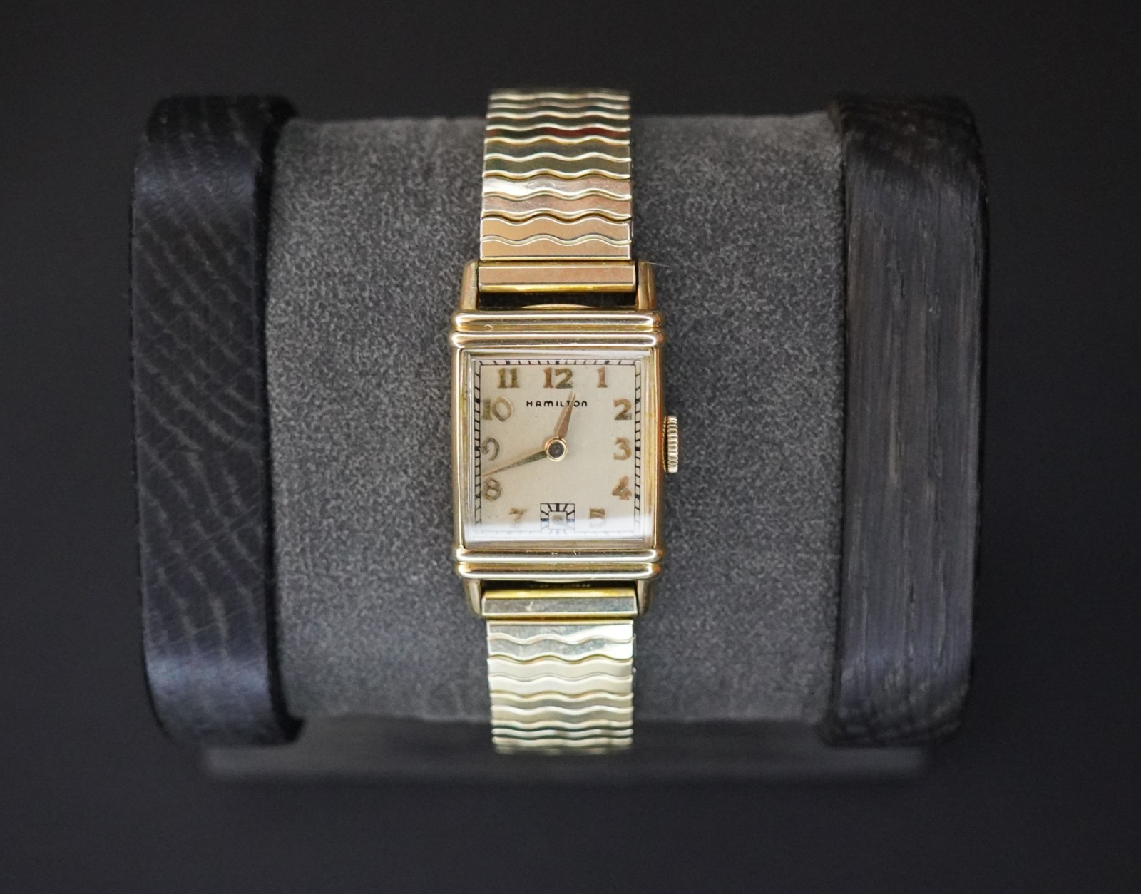 Vintage Rare Gents 1941 Hamilton Lester Cal. 982 Watch 14K GF Case & 18K Markers