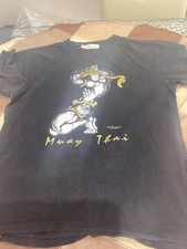 Maglietta grafica Human Fight Muay Thai taglia L, articolo originale