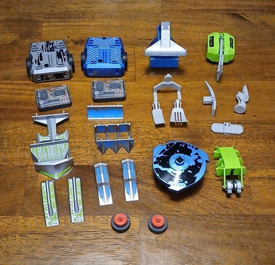 HEXBUG BattleBots RC Lot, 2 Robots, 2 Controllers, Parts & Armor, Parts ONLY