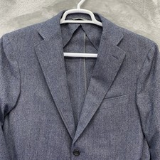 CANALI KEI Mens Blazer 48 Sport Coat Casual Jacket Two Button Wool Suit fits 38