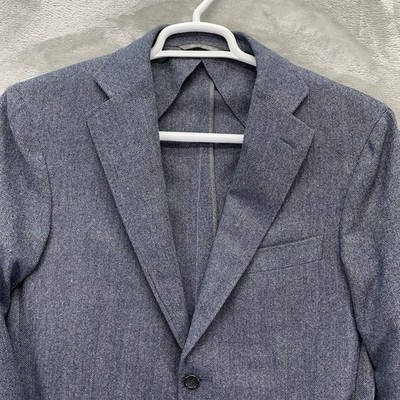 CANALI KEI Mens Blazer 48 Sport Coat Casual Jacket Two Button Wool Suit fits 38