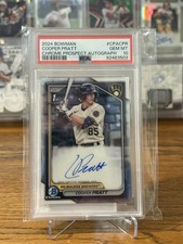 2024 Bowman - Chrome Prospect Autographs Cooper Pratt #CPA-CPR (AU, RC)
