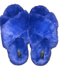 Rachel Roy blue slippers size 5.5-6