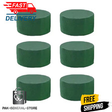 6 Pcs Round Floral Foam Blocks Green Wet Dry Foam Flower Arrangement Supplies