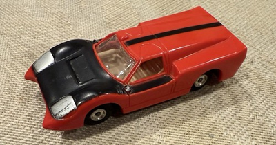 #ad #ad VTG Aurora Cigar Box Ford J Car 6104 Red amp; Black 1968 $15.00