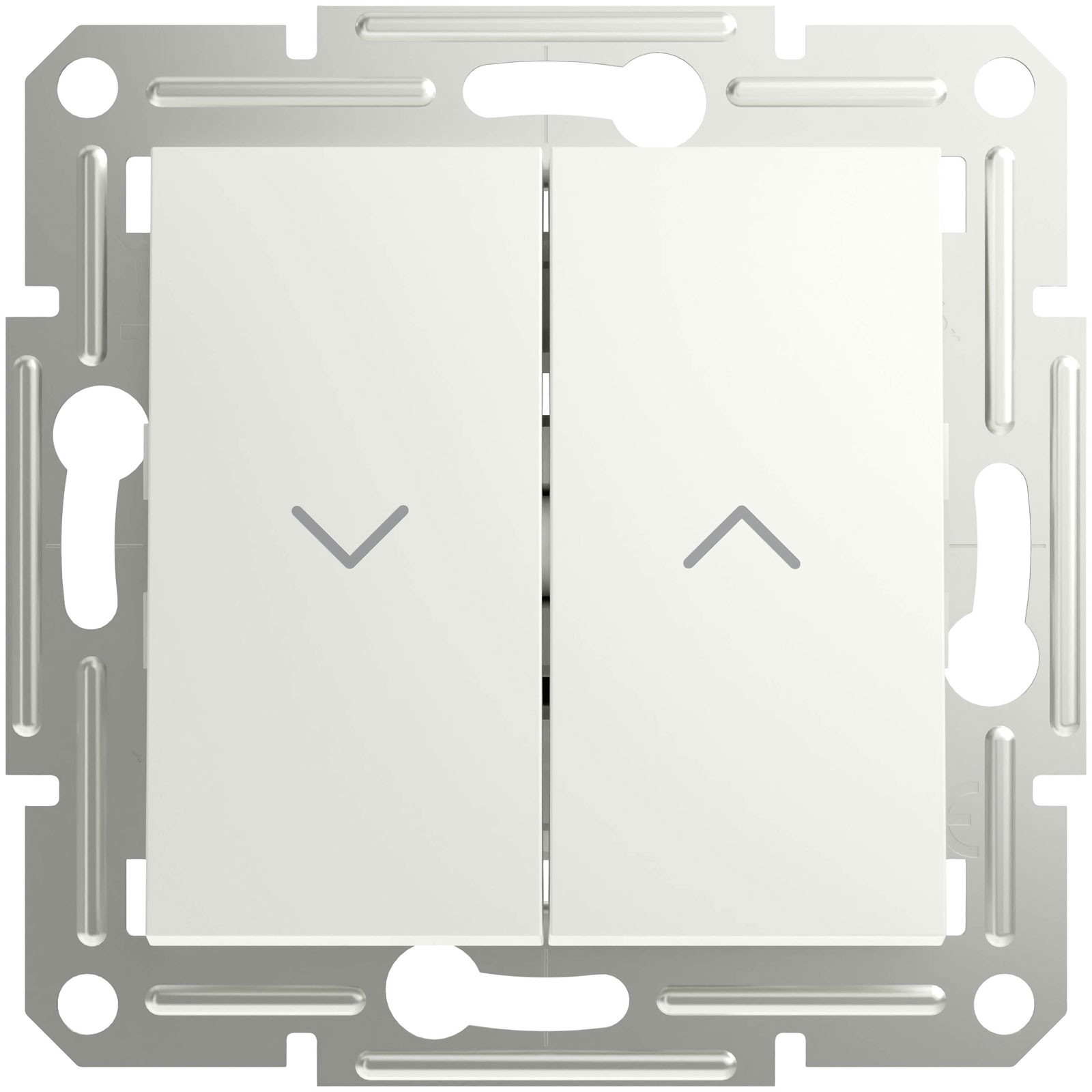 Schneider Electric Asfora white shutter Switch 10 AX no frame