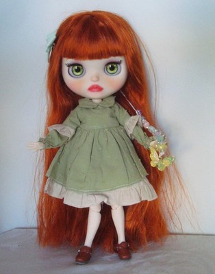 Custom Blythe doll Orange Hair by Daniela Mar