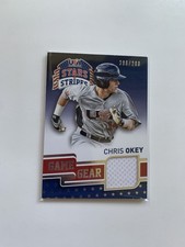 Chris Okey 2015 USA Baseball Stars & Stripes Jersey Card #20 Serial #286/299