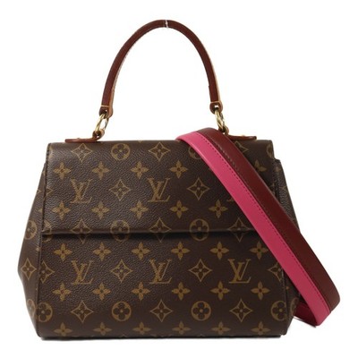 LOUIS VUITTON LV GHW Cluny BB 2 Way Shoulder Bag M42738 Monogram