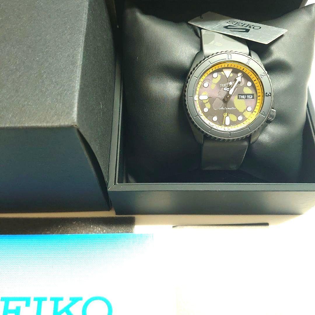 SEIKO 5 Sports One Piece Sanji Limited 5000 Auto Watch 4R36 Skeleton Japan image 2