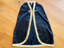 LIONTOUCH: Kostüm BANDIT Z Cape schwarz / gold – Einheitsgröße