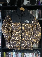 North Face Nuptse 700 Jacket Brown/Gold Snakeskin Size Men’s Small (S)
