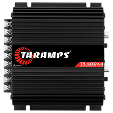 Taramps TS 400X4 Black Car Audio Amplifier - 400W RMS 4-Channel Class D, 2 Ohms,