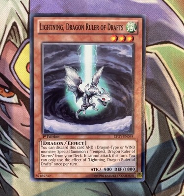 Lightning, Dragon Ruler of Drafts LTGY-EN098 Common 1st Edition NM Yugioh