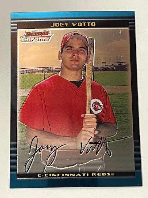 2002 BOWMAN CHROME DRAFT PICKS JOEY VOTTO RC ROOKIE #BDP44 - REDS