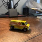 Hot Wheels Redline Paramedic Ambulance Truck 1974/76 Yellow - Made In Hong Kong