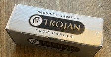 Trojan TS007 High Security Offset Door Handle Silver