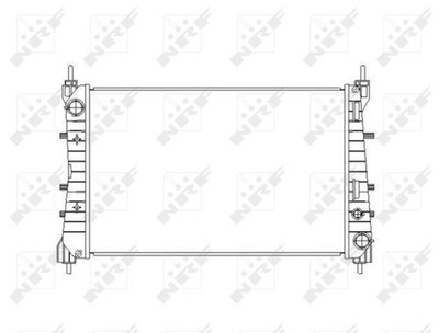 Kühler, Motorkühlung für Fiat Linea