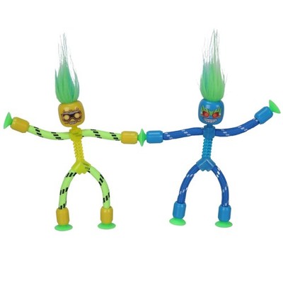 Zing RopeBot Suction Toy   Robot Action Figure with Strong Suction Hands &