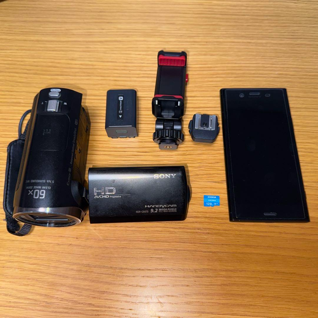 SONY HDR-CX670 HD Video Camera 30x Optical 25.1MP Handycam Black 