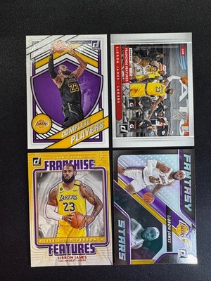 (4) LeBron James Donruss Franchise Features Fantasy Stars Complete Player Lakers