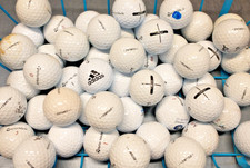TaylorMade Distance Golf Balls 100 White 3A/4A Used Recycled