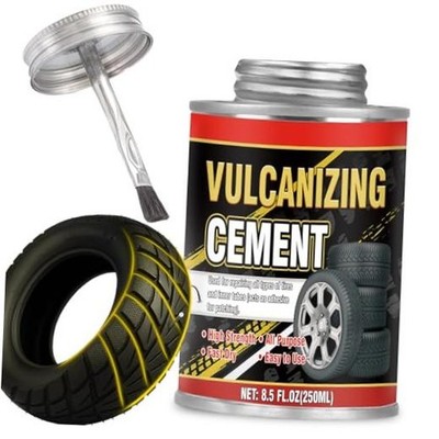 Chemical Vulcanizing Cement   Clear Tire Repair Glue, All Purpose Rubber 8.5 OZ