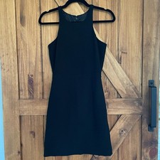 J. Crew Byzantine Cutaway Crepe Cocktail Black Dress Size 00