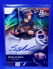2023 Bowman Platinum SILAS ARDOIN Top Prospect Auto TOP-88 Baltimore Orioles
