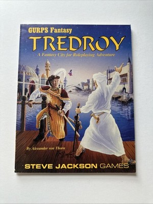 6106 GURPS Tredroy Softback Steve Jackson Games #6106 1989 RPG Rollenspiel