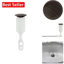 Durable 4.5 In. Oil Rubbed Bronze Pop-Up Stopper for Effortless Drain Protection