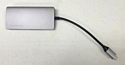 Satechi 4K Ethernet Type-C Adapter Multi-Port Aluminum Hub