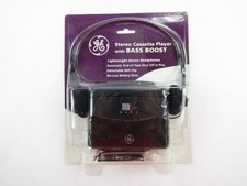 VTG GE Stereo Cassette Player with Bass Boost 3-5464 with Headphones Sealed New