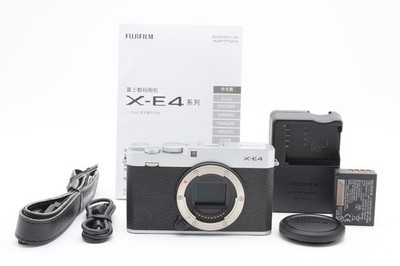 8680 Shutter Exc+++ Fujifilm X-E4 26.1MP Mirrorless Digital Camera - Silver