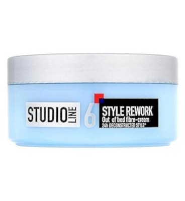 L'Oreal Paris Studio Line 6 Style Rework 24hr Fibre-Hair Styling Cream 150ml W59